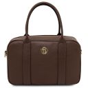 Maiorca Leather Handbag and zip Around Leather Wallet Coffee TL142486