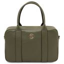 Maiorca Borsa a Mano in Pelle e Portafogli in Pelle zip Around Verde Foresta TL142486