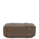 Maiorca Leather Handbag and zip Around Leather Wallet Dark Taupe TL142486