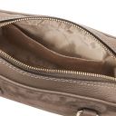 Chantilly Leather Handbag Dark Taupe TL142480