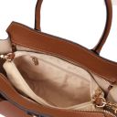 Origami Bolso en Piel Cognac TL142466