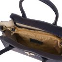 Origami Sac Cabas en Cuir Bleu foncé TL142466