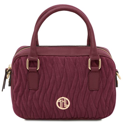 Chantilly Leather Handbag Bordeaux TL142480