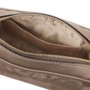 Chantilly Bolso con Badolera en Piel Marrón topo oscuro TL142490