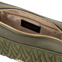 Chantilly Bolso con Badolera en Piel Verde Oscuro TL142490
