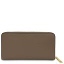 Creta Leather Shoulder bag and zip Around Leather Wallet Dark Taupe TL142487