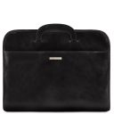Sorrento Document Leather Briefcase Black TL141022