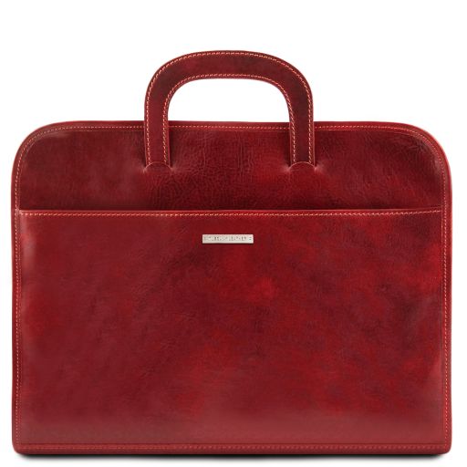 Sorrento Portafolio en Piel Rojo TL141022