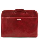 Sorrento Serviette Conférencier en Cuir Rouge TL141022