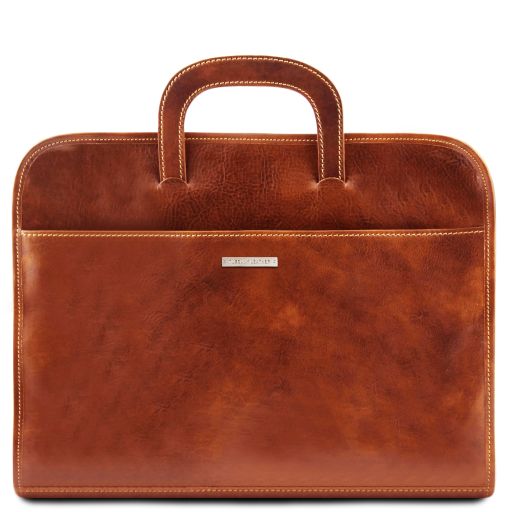 Sorrento Portafolio en Piel Miel TL141022