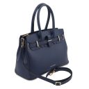 TL Bag Leather Handbag Dark Blue TL142174