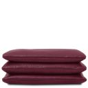 Sia Soft Leather Clutch Bordeaux TL142479