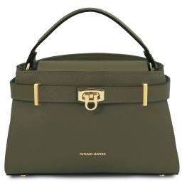 Maisy Bolso en Piel Verde Oscuro TL142455