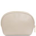Vera Soft Leather Toiletry Case Beige TL142438