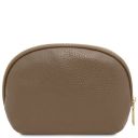 Vera Soft Leather Toiletry Case Dark Taupe TL142438