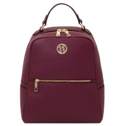 Prisma Mochila en Piel Suave Bordeaux TL142483