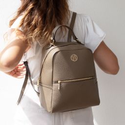 Prisma Sac à dos en Cuir Souple Bordeaux TL142483