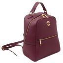 Prisma Soft Leather Backpack Bordeaux TL142483