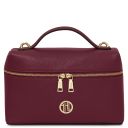 Scrigno Bauletto in Pelle Morbida Bordeaux TL142484