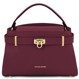 Maisy Sac Cabas en Cuir Bordeaux TL142455
