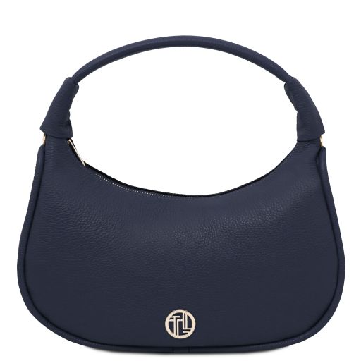 Michelle Leather Hobo bag Dark Blue TL142477