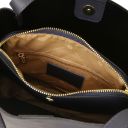 Soave Bolso a Mano en Piel Suave Azul oscuro TL142489