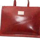 Palermo Leather Briefcase 3 Compartments for Women Red TL141343