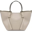 Legame Bolso a Mano en Piel - Misura Pequeña Beige TL142482