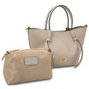 Legame Sac Cabas en Cuir - Petit Modèle Beige TL142482