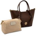 Legame Leather Handbag - Small Size Coffee TL142482