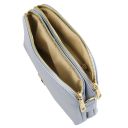 Lily Soft Leather Shoulder bag Light Blue TL142393