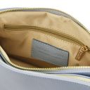 Lily Soft Leather Shoulder bag Light Blue TL142393