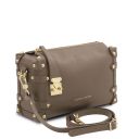 Praline Soft Leather Duffle bag Темный серо-коричневый TL142422
