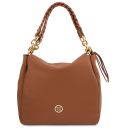 Amy Soft Leather Shopping bag Cognac TL142385