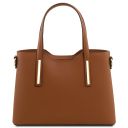 Olimpia Leather Tote - Small Size Cognac TL141521