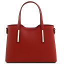 Olimpia Leather Tote - Small Size Red TL141521