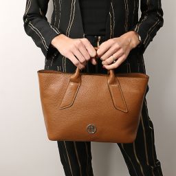 Viva Leather Handbag Cognac TL142498