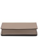 Opera Leather Clutch With Chain Strap Light Taupe TL142505