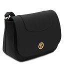 Sella Leather Shoulder bag Black TL142506