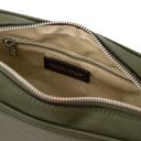 Cubetto Leather Shoulder bag Forest Green TL142499