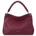 TL Bag Borsa al Hombro en Piel Suave Bordeaux TL142087