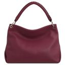 TL Bag Soft Leather Shoulder bag Bordeaux TL142087