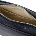 Cubetto Leather Shoulder bag Dark Blue TL142499