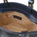 Glacette Beuteltasche aus Wildleder Dunkelblau TL142261