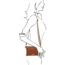 TL Bag Soft Leather Clutch Cognac TL142029