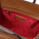 Origami Bolso en Piel Cognac TL142507