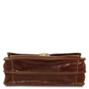 Max Leather Handy Wrist bag Brown TL8075