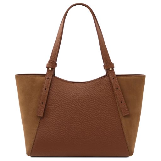 Libra Borsa al Hombro en Piel Cognac TL142508