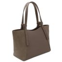 Libra Leather Shoulder bag Dark Taupe TL142508