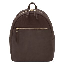 Arco Mochila en Piel Marrón oscuro TL142509